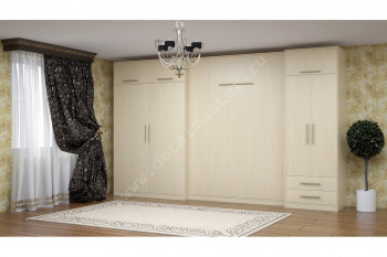 Комплект мебели со шкаф-кроватью трансформер Ратмир в Пушном - pushnoj.mebel54.com | фото