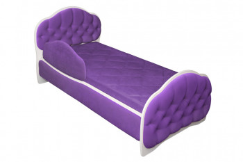 Кровать 180 Гармония 32 Фиолетовый (мягкий бортик) в Пушном - pushnoj.mebel54.com | фото